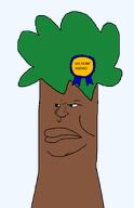 award big_lips closed_mouth eyes face fat frown looking_to_the_left ms_paint nose transparent_background tree ugly variant:meximutt // 913x1418 // 36.4KB