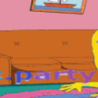 animated arm balding hair lips meta:banner oh_my_god_she_is_so_attractive open_mouth soyjak_party subvariant:jerome text the_simpsons tongue variant:alicia variant:its_out_get_in_here yellow_skin // 300x100 // 87.1KB