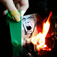 angry animated anti_italy burning country countrywar dance fire flag flag:italy gangnam_style glasses hand irl italy open_mouth shitaly soyjak stubble variant:cobson // 372x500 // 363.6KB