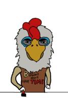 angry arm button chicken clothes hand hotline_miami mask millions_must_die richard_(hotline_miami) subvariant:pol_face text variant:chudjak video_game // 582x832 // 90.7KB