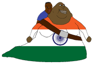 2soyjaks belt bindi black_skin bloodshot_eyes blue_shirt brown_skin clothes fat flag:india gynaecomastia hair happy lips nigger obese pajeet subvariant:feralnigger subvariant:morbidmutt subvariant:slugmutt tired transparent_background tshirt variant:feraljak variant:meximutt // 1428x988 // 85.7KB