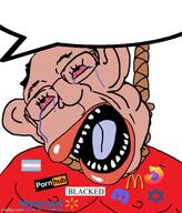 ack amerimutt anglo_bvll_(namefag) anti_mutt bbc blacked bloodshot_eyes crying discord ear firefox glasses gynaecomastia hanging imgflip.com judaism mcdonalds open_mouth pornhub soyjak speech_bubble subvariant:ackmutt suicide tongue tranny variant:bernd walmart // 500x586 // 66.7KB