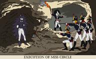 5soyjaks artist:soyyoseth cave classical_art_parody clothes dyke execution executioner faggot fundamental_paper_education gun hair hat louis_antoine military_uniform miss_circle musket nas nigger pickaxe rifle shadow shovel soyjak text torch variant:chudjak weapon // 1590x984 // 147.6KB