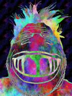animated colorful deformed distorted glasses hair smile soyjak space strobe stubble subvariant:grinlook_poggers variant:markiplier_soyjak // 600x800 // 481.3KB