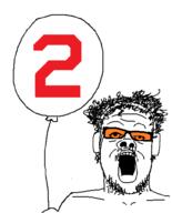 2 balloon glasses hair headphones mustache number open_mouth simpleflips soyjak stubble super_mario_maker_2 variant:a24_slowburn_soyjak youtuber // 792x978 // 11.0KB