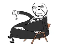 angry chair disappointed disatisfied suit_and_tie thumbs_down variant:cobson // 1152x970 // 128.3KB