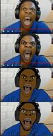 angry drawing eyebrows glasses hair headphones ishowspeed nigger screaming screenshot shitskin soyface stubble t50_eyes variant:speedjak // 1085x2764 // 389.3KB