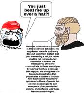 maga maga_hat nordic_chad speech_bubble text variant:soyak wordswordswords // 818x909 // 498.5KB