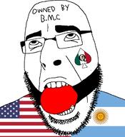 BMC argentina ball_gag flag:argentina flag:mexico flag:united_states gag mexico new_mexico_will_always_be_mexican queen_of_spades texas_will_always_be_mexican united_states variant:cobson // 1080x1182 // 291.2KB