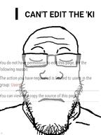 1984 closed_eyes closed_mouth edit glasses its_over meta source soyjak soyjak_wiki stubble text variant:markiplier_soyjak wiki // 500x666 // 92.5KB