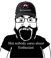 angry balding beard black_shirt clothes glasses hair hat open_mouth shit_nobody_cares_about_enthusiast shitnobodycaresabout snca subvariant:science_lover tshirt variant:markiplier_soyjak // 697x790 // 46.2KB