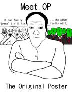 4chan 5soyjaks anonymous arm bald button closed_mouth clothes crossed_arms glasses green_skin hair looking_at_viewer necktie op open_mouth question_mark soyjak stubble suit text the_sopranos tony_soprano variant:girugamesh variant:markiplier_soyjak variant:soyak variant:thps_soyjak variant:two_pointing_soyjaks // 600x793 // 55.2KB