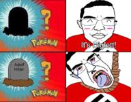 ack adolf_hitler blush diglett glasses hanging nazism pokemon rope smile subvariant:patrick suicide swastika variant:chudjak // 689x538 // 464.1KB