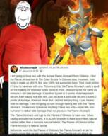 daedra facebook flame_atronach glasses justinrpg looking_at_you magic sex smile soyjak stubble subvariant:wholesome_soyjak teeth text the_elder_scrolls the_elder_scrolls_iv:_oblivion variant:gapejak wordswordswords // 1080x1353 // 2.0MB