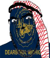 arab dearborn flag glasses islam keffiyeh looking_at_you michigan open_mouth smile soyjak state stubble united_states variant:cobson // 775x890 // 238.1KB