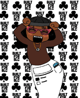 afro arm artist:puertorican background beaned black_lives_matter black_skin blush caramelldansen closed_eyes clothes curly_hair dance dogtag dress eyelashes female glasses hair hand happy hat meta:oc necklace nintendo nintendo_switch no_nose oc open_mouth soyjak soylent_(creamy_chocolate) subvariant:soyniqua variant:soytan video_game // 500x612 // 637.8KB