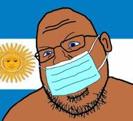 argentina brown_skin country ear flag flag:argentina glasses mask soyjak stubble variant:shotjak // 565x515 // 184.4KB