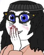 blush hand hand_over_mouth smile variant:soytan // 638x788 // 192.7KB