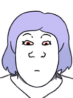 ayanami_rei blue_hair evangelion lazy low_quality neon_genesis_evangelion neutral red_eyes subvariant:female_markiplier transparent_background variant:markiplier_soyjak white_skin // 600x800 // 18.1KB