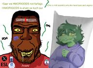 body_pillow discord fnf_pedo furfag furry hmofa hmofajeet i_want_hug_that_gator pajeet subvariant:chudplier trash_(4chan) variant:markiplier_soyjak xitter zoophile // 1095x800 // 332.9KB