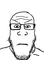 angry closed_mouth glasses neutral open_mouth screaming soyjak stubble subvariant:neutralplier variant:markiplier_soyjak video yelling // 596x800, 3.6s // 749.1KB