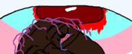 ack beheaded beheading black_skin blood bloodshot_eyes bone brown_skin chud_(boorufag) chud_(soybooru) crying decapitation flag:transgender_pride_flag glasses meta:op_took_a_selfie_of_xerself meta:tagme open_mouth purple_hair severed_head tear tongue total_tranny_death tranny troon variant:bernd // 719x294 // 56.9KB