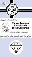 1soyjaks flag flag:gegistan flag:national_socialist_aryan_soyjaks'_party gegistan gem national_socialist_aryan_soyjaks'_party variant:soyak vexillology // 2560x4505 // 893.7KB