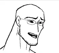 art artist:arckhan buff drawing handsome muscles muscular_male soyboy soyjak variant:charismaticsoyjak // 1024x916 // 59.3KB