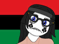 animated bait beanie blue_eyes ext=gif flag:pan-african flag:transgender_pride_flag glasses lip_biting meta:not_oc queen_of_spades variant:soytan // 1024x768 // 334.4KB