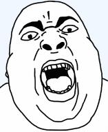 angry antialiased fat glasses meta:not_a_fucking_duplicate open_mouth soyjak stubble transparent_background variant:chugsjak vectorized // 1124x1374 // 108.2KB