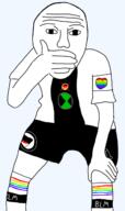 2022 black_lives_matter fifa gay germany variant:two_pointing_soyjaks world_cup // 767x1289 // 228.7KB