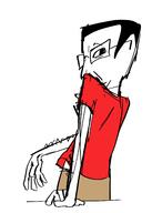 chud clothes glasses oekaki shorts tshirt variant:chudjak // 1146x1608 // 197.7KB