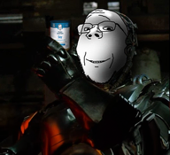 baby_food film holding_object movie movie_scene robocop robot soy subvariant:wholesome_soyjak variant:gapejak // 520x475 // 254.6KB