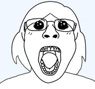 front_facing glasses hair oh_my_god_she_is_so_attractive omghisa open_mouth series:foidjaks subvariant:bridget variant:bernd variant:gapejak woman // 1200x1125 // 88.5KB