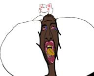 2soyjaks ass bloodshot_eyes boykissersilly_cat closed_mouth crying furry george_floyd hair mauzymice meta:tagme nigger series:saint_floyd smile soyjak stubble tongue variant:bernd variant:impish_soyak_ears yellow_teeth // 980x785 // 161.0KB