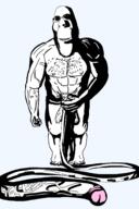 biting_lip closed_mouth evil full_body glasses naked nsfw ominous penis soyjak stubble subvariant:hornyson variant:cobson // 2409x3626 // 904.0KB