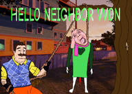 blood_drip bloodshot_eyes blue_eyes deltarune deltaslop dress furfag goat hanging hello_neighbor horn mustache ralsei_(deltarune) rubber_gloves scarf total_faggot_death tree twink variant:bernd variant:chudjak vest video_game white_skin win // 2100x1500 // 1.2MB