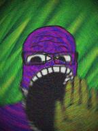 colorful glasses hand merge open_mouth soyjak stubble subvariant:tismjak variant:markiplier_soyjak // 600x800 // 1.3MB