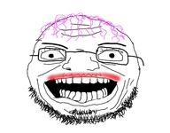 Gemmiest_variant_of_the_year glasses lipstick moustache pink_hair stubble tranny troon variant:balljak wide_nose // 1416x1104 // 387.2KB