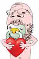baby body caca hand heart holding_heart holding_object jpeg low_resolution pacifier pink_skin small_eyes subvariant:babyjak subvariant:mustached_gapejak subvariant:wholesome_soyjak trend:babyjak variant:gapejak white_background // 101x153 // 2.4KB