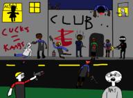 Gang_war OP_needs_to_take_a_step_back_and_ask_some_hard_questions_about_his_actions Warrior-Z(user) ak-47 blood brimstone club corpse dead death gun hanging jake jartycuck meta:low_resolution meta:nas meta:tagme ms_paint nate nigger not_a_FUCKING_SOYJAK pistol rifle shotgun sniper tranny vantablack vantablack_coal_from_niggerhell war weapon // 1083x800 // 43.4KB