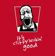 apron artist:zeickou bald clitty clitty_leakage colonel_sanders fast_food food gape gaping_mouth glasses kfc shading sharty soyjak stubble variant:markiplier_soyjak // 395x399 // 105.1KB