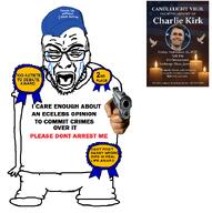 award charlie_kirk clothes grey_hair gun hat in_remembrance old please_be_paitent_i_have_autism please_dont_bully_me_with_this still_lost text variant:rupturejak // 723x727 // 161.3KB
