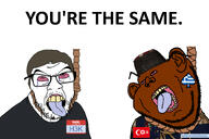 2soyjaks ack antenna bloodshot_eyes brown_hair brown_skin clothes crying dark_skin ear enver_pasha fez flag:greece h3k_(user) hanging hat hindu hinduism jewish_star judaism meta:namefags meta:tagme noose open_mouth queen_of_spades rope star_and_crescent star_of_david stubble suicide tongue tongue_out turk turkiye turkroach tvrkaryan tvrkicwvrriorforyuo tvrkicwvrriorforyuo_(nameroach) uniform variant:feraljak variant:impish_soyak_ears white_skin yellow_teeth you're_the_same // 3000x2000 // 1.3MB