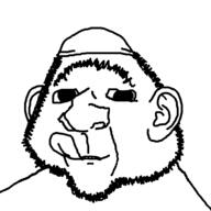 ear hair happy islam licking_lips smile soyjak stubble taqiyah tongue unibrow variant:ishish_soyak_ears // 750x750 // 37.3KB