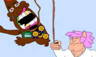 Warrior-Z(user) ack award brown_skin cracked_teeth facial_mark hanging islam kitsune_tails looking_up lynching meme mucus nigger noose posted_it_again_award rope tongue transparent_background troon yellow_teeth yuzu_(kitsune_tails) // 2500x1500 // 160.1KB