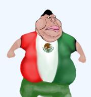 artist:romanian_schizo crazy_frog fat green_pants mexico painting satoko_houjou(namefag) shitoko variant:meximutt // 1026x1098 // 641.5KB