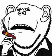 ai_voice angry artificial_intelligence beard brimstone cigar clothes mafia meta:ai_generated smoke suit talking variant:impish_soyak_ears video // 628x676, 7.2s // 961.3KB