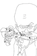 brimstone button cartoon facial_mark garbage glasses megamind minion movie_poster soyjak stubble variant:unknown white_background worst_post // 1400x2100 // 352.9KB