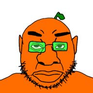admin beard froot glasses leaf orange orange_skin stubble variant:quanjak // 640x640 // 9.3KB